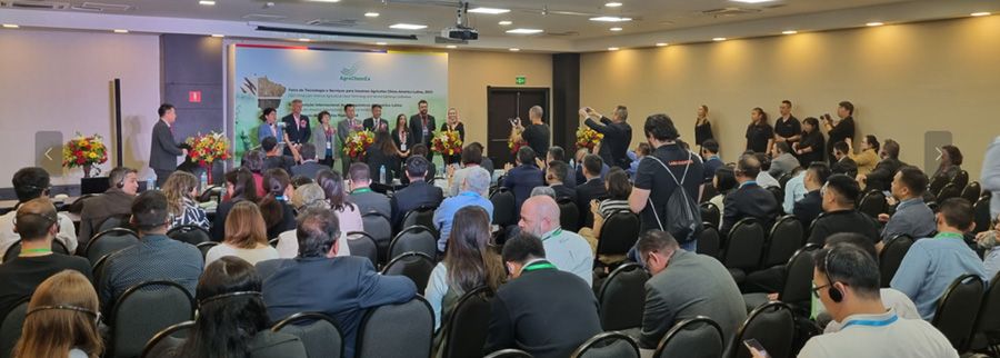 新朝陽赴巴西亮相ACE農化展，公司生物技術和產品引發(fā)高度關注